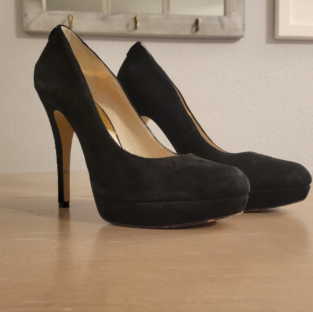 Michael Kors Suede Heels Sz 8